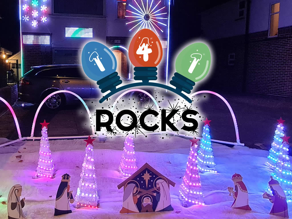 141.rocks Christmas lights to music for charity